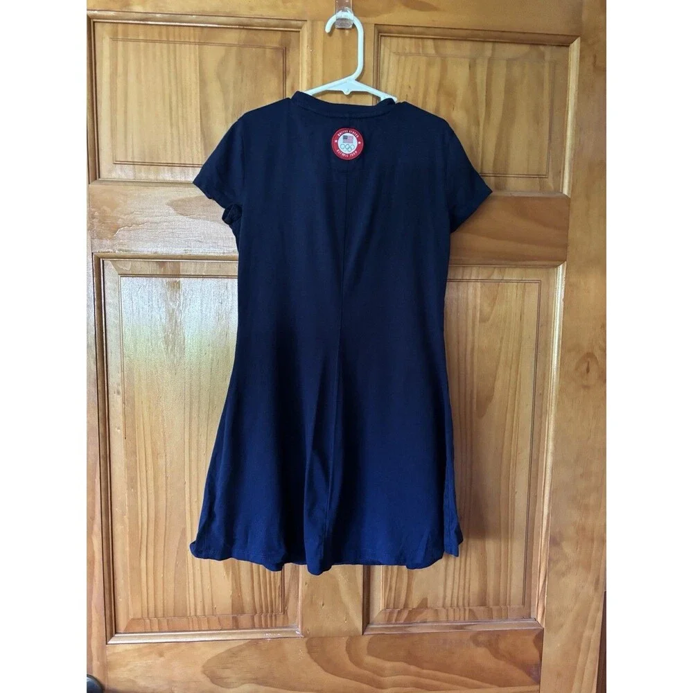 Polo Ralph Lauren Jersey Dress Girls Size M Team USA Cotton Tee Summer Dress - Picture 4 of 7